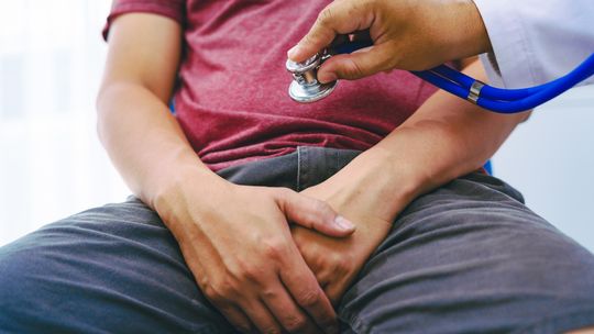 Męski rak przychodzi powoli