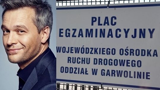 Michał Żebrowski zdawał prawko w Garwolinie