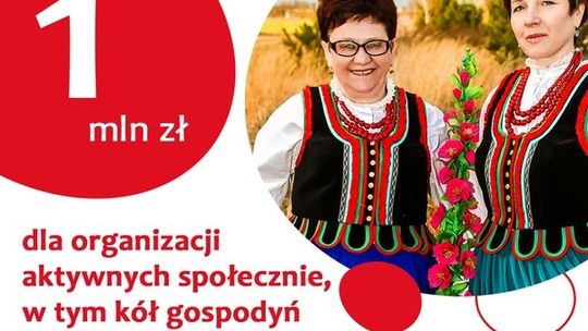 Milion złotych dla aktywnych społecznie