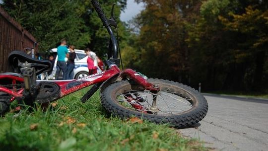 Młody rowerzysta trafił do szpitala