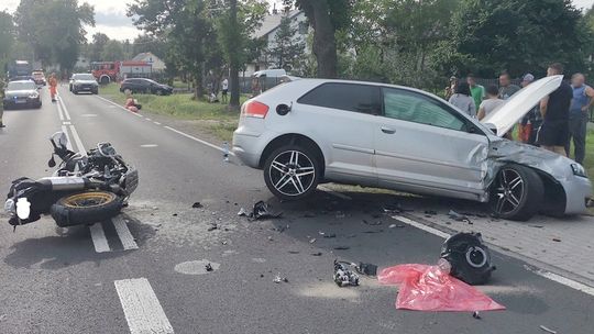 Motocyklista zabrany przez LPR