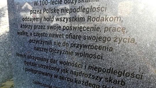 Na 100-lecie nieodległości odsłonią tablice i posadzą dęby