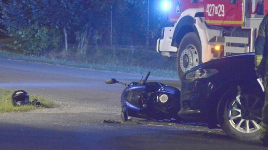 Nastolatek na motocyklu potrącony pod Garwolinem