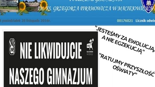 Nauczyciele z Maciejowic przeciwko reformie. Piszą list otwarty