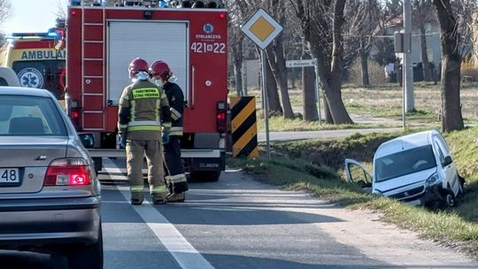 Nie zachował odpowiedniej odległości. Doprowadził do wypadku