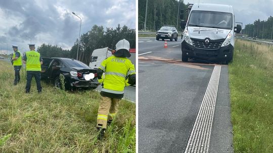 Niedzielne wypadki na drogach powiatu