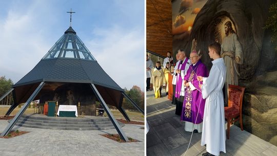 Nowa kaplica na cmentarzu parafialnym w Pilawie poświęcona przez biskupa siedleckiego