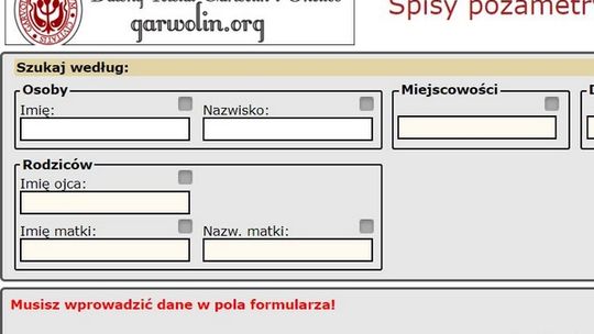 Nowa wyszukiwarka portalu Garwolin.org