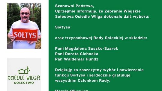 Nowe sołectwo ma sołtysa