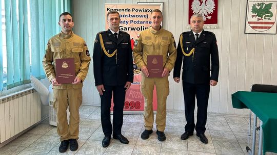 Nowi strażacy garwolińskiej komendy PSP