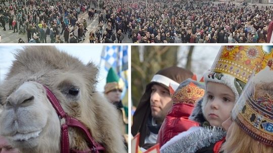 Ogromne zainteresowanie Orszakiem Trzech Króli w Żelechowie [wideo]