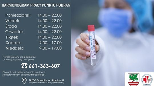 Opóźnienia w otwarciu punktu pobrań przy przychodni