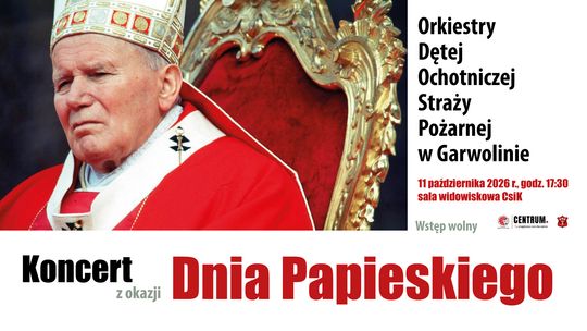 Orkiestra Dęta OSP Garwolin zagra koncert z okazji Dnia Papieskiego