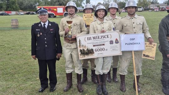 OSP Puznówka na podium wojewódzkich zawodów