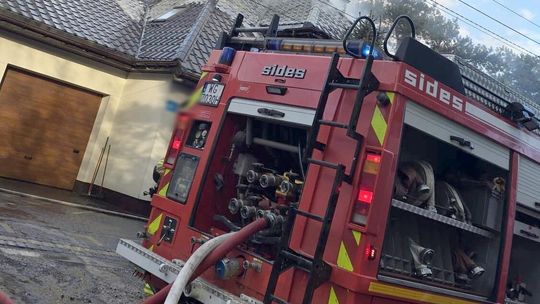 Palił się dom w Łaskarzewie