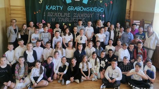 Parysów: Zawody w tabliczce mnożenia - Karty Grabowskiego