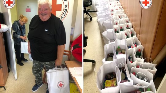 PCK Garwolin ponownie wsparł potrzebujących. Paczki trafiły do seniorów i samotnych rodziców