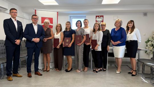 Pięcioro nauczycieli z gminy Trojanów z awansem zawodowym