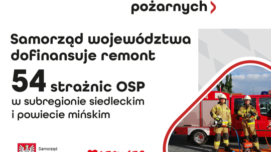 Pieniądze na remonty strażnic