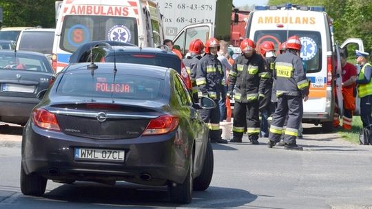 Pijany dachował. Poszkodowana kobieta