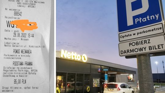 Płatny parking pod Netto. Czytelniczka ostrzega