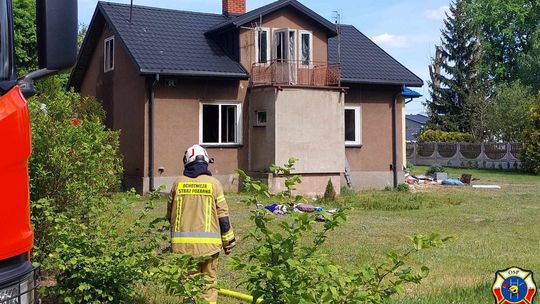 Płonęły dom i budynek gospodarczy
