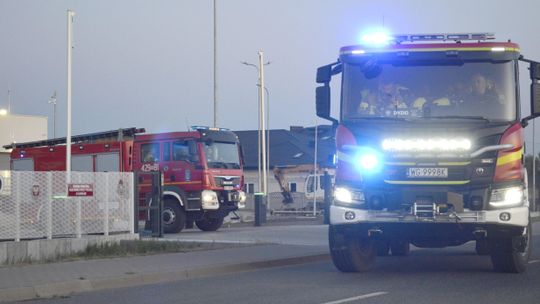 Pluton Pożar Las z powiatu garwolińskiego ruszył do działań przy pożarze lasu