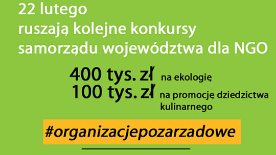 Pół miliona na ekologię i promocję kuchni Mazowsza