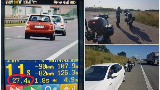 Policja eliminuje jazdę na zderzaku