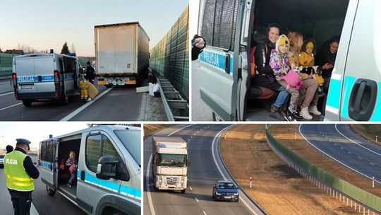 Policjant zapewnił schronienie uchodźcom z Ukrainy