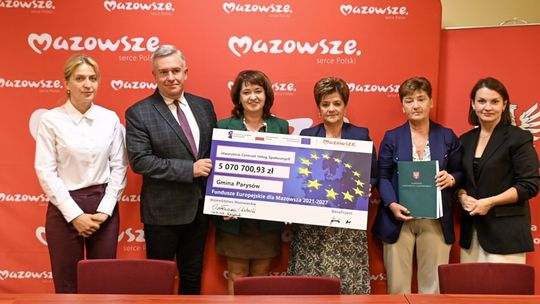 Ponad 5 mln zł z UE dla gminy Parysów