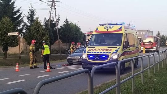 Potrącenie pieszego na Stacyjnej. 33-latek zmarł w szpitalu