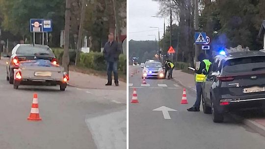 Potrącenie 79-latki w Trąbkach