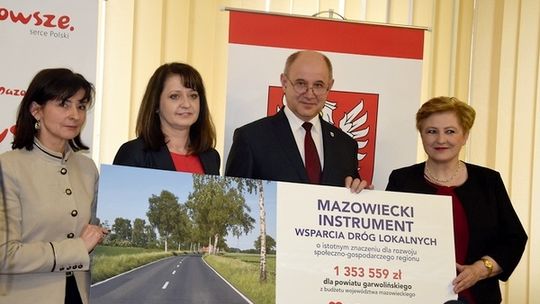 Powiat otrzymał kasę na drogę w Parysowie