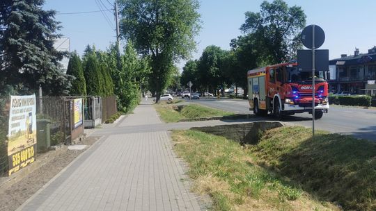 Pożar hulajnogi elektrycznej. Na miejscu dwa zastępy