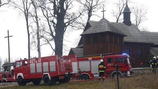 Pożar kościoła w Zwoli Poduchownej