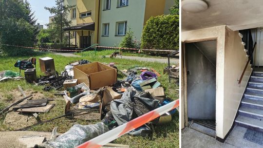 Pożar na Romanówce: Mieszkańcy wciąż bez prądu i gazu. Trwa ocena strat