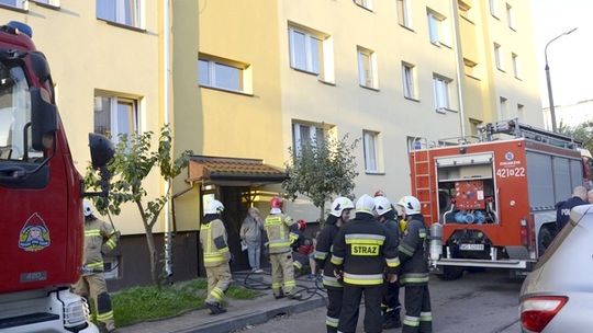 Pożar na Stacyjnej wywołany przez garnek na gazie