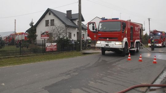 Pożar w Goździku