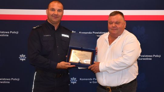 Pożegnanie z policyjnym mundurem w Miastkowie Kościelnym