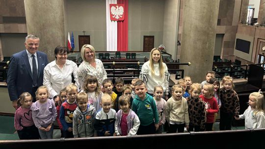 Przedszkolaki z Sobolewa odwiedziły Sejm RP