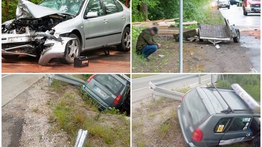 Przyczepka odczepiła się samochodu i uderzyła w inne auto