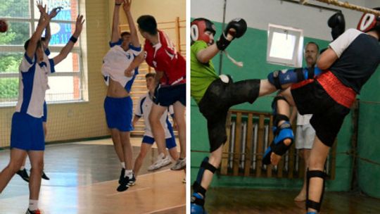 Ręczna i kickboxing ? sportowe rozpoczęcie Dni