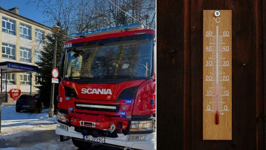 Rozbity termometr szkole. Interwencja strażaków w Garwolinie Rozbity termometr szkole. Interwencja strażaków w Garwolinie