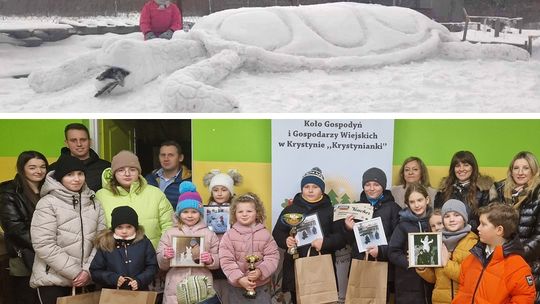 Rozstrzygnęli konkurs na najładniejszą śniegową rzeźbę