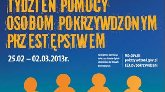 Ruszył Tydzień Pomocy Osobom Pokrzywdzonym Przestępstwem