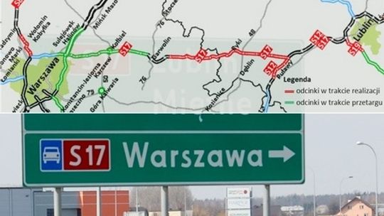 S17 do Warszawy coraz bliżej