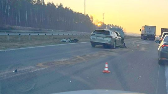 Seria porannych kolizji na S17. Policja apeluje o ostrożność