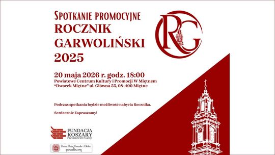 Spotkanie promocyjne „Rocznika Garwolińskiego 2025”
