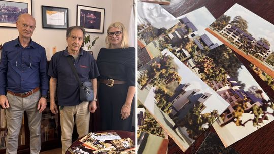 Spotkanie z architektem Romanówki. Witold Katner odwiedził po latach Garwolin